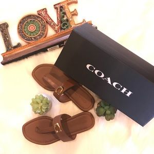 Coach Jessie Thong Sandal with Signature Buckle